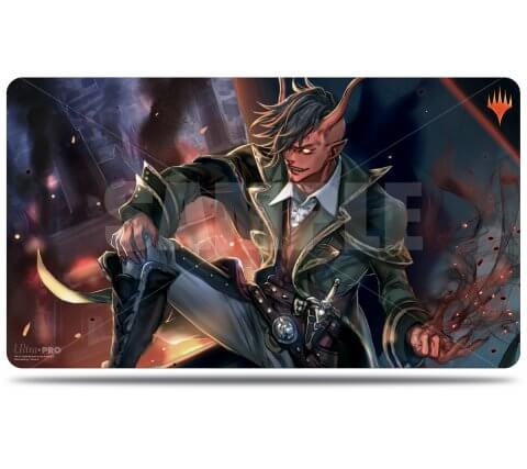Magic: playmat War of the Spark Alternate Art - Tibalt, Rakish Instigator