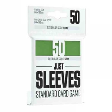 Gamegenic Just Sleeves - Standard Card Game Green - 50 pcs
