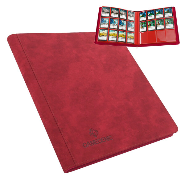 Gamegenic Zip-Up 24-Pocket Red Card Album