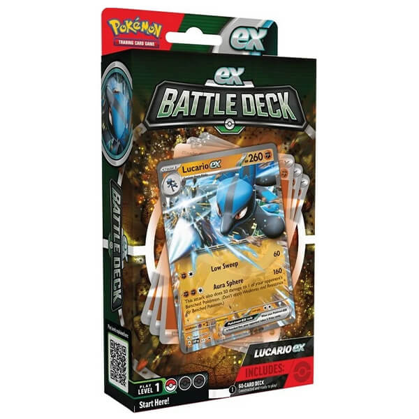 Pokémon Lucario ex Battle Deck - ready-made deck for beginners