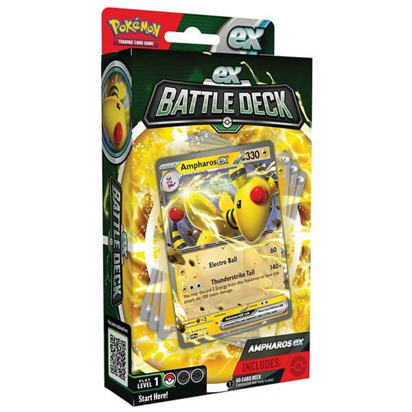 Pokémon Ampharos ex Battle Deck - ready-made deck for beginners