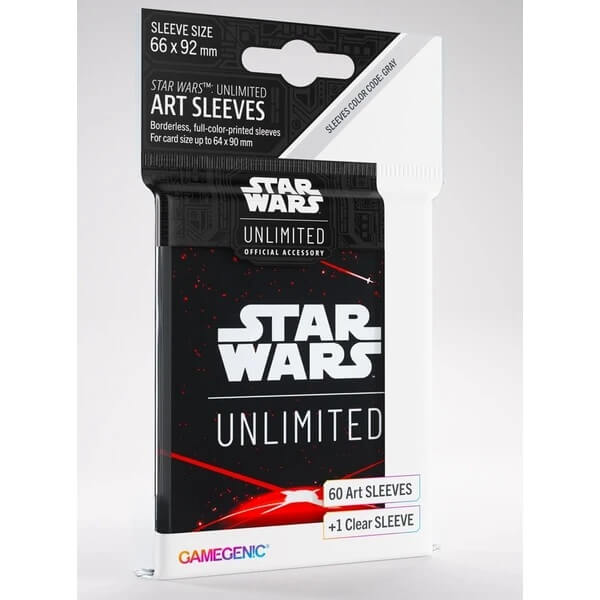 Card Sleeves Star Wars: Unlimited - Space Red - 60 pcs
