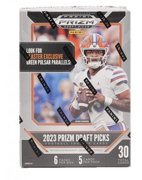 2023 Panini Prizm Draft Picks NFL Football Blaster Box - Green Pulsar Parallels