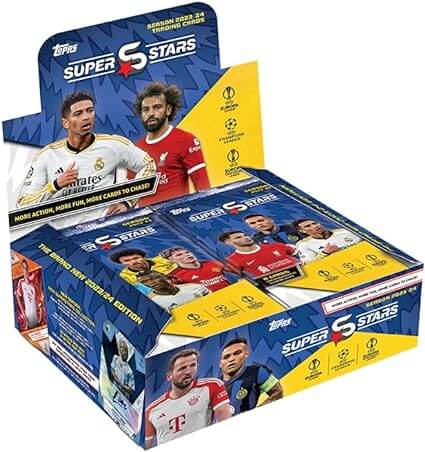 Topps Soccer Cards 2023-2024 UEFA Superstars Booster Box