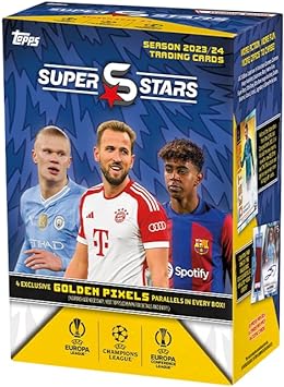 Topps Soccer Cards 2023-2024 UEFA Superstars Value Box