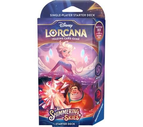 Disney Lorcana TCG: Shimmering Skies - Starter Deck - Amethyst and Ruby
