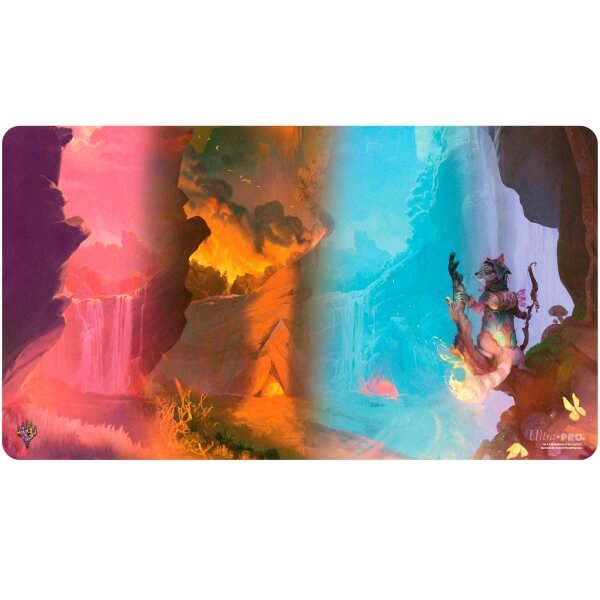 Magic: the Gathering playmat - Bloomburrow - Season Lands: Mountain (Four Seasons)
