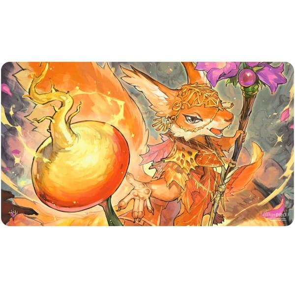 Magic: the Gathering playmat - Bloomburrow - Hazel of the Rootbloom