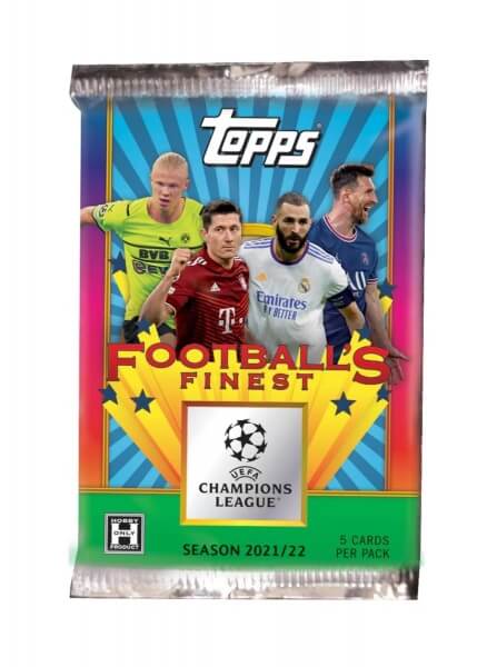 2021-2022 Topps UEFA Champions League Finest Flashbacks Hobby pack