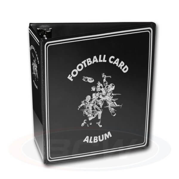 BCW Football ring binder - Black