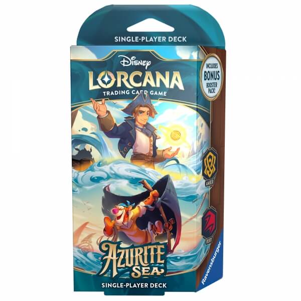 Disney Lorcana TCG: Azurite Sea - Starter Deck - Amber and Ruby