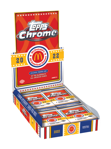 2022 NBA Cards Topps Chrome McDonald's All American Basketball Hobby Box