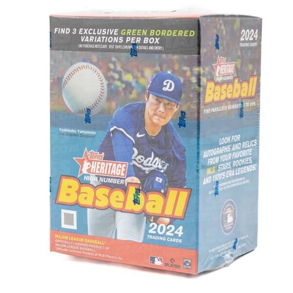 2024 Topps Heritage High Numbers Blaster Box - MLB Collectible Cards