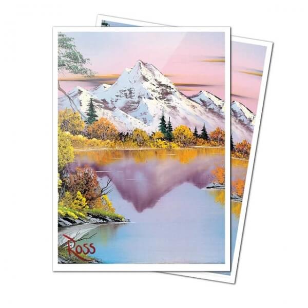 APEX card sleeves - Bob Ross Mighty Mountain Lake - 105 pcs