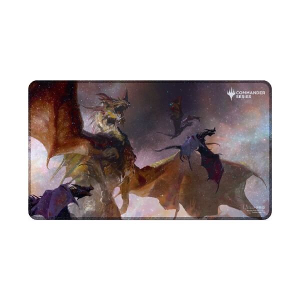 MTG Magic Playmat Three Color Wedge - The Ur-Dragon Holofoil