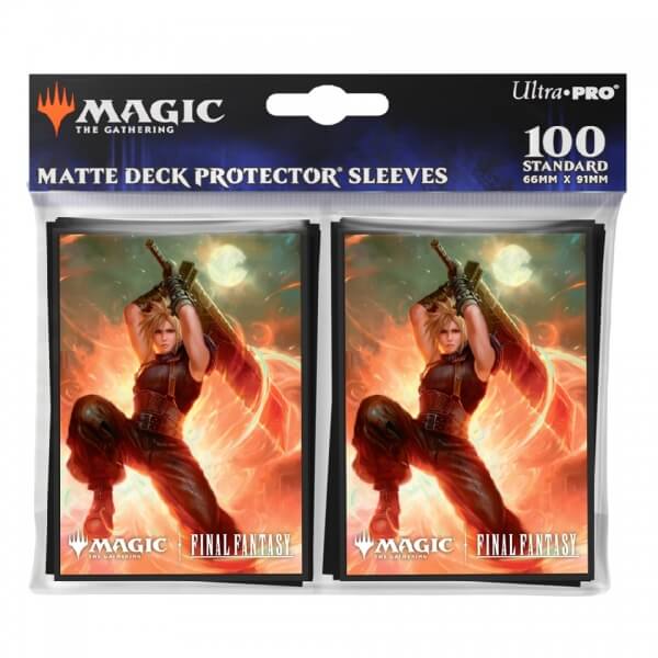 MTG Final Fantasy card sleeves - Cloud, Ex-SOLDIER - 100 pcs