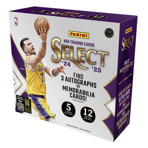 2024-2025 NBA Cards Panini Select Basketball Hobby Box