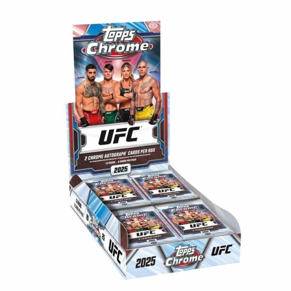 Topps UFC Chrome Hobby Box 2025 - MMA Collectible Cards