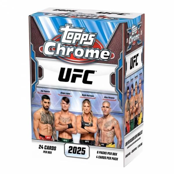 Topps UFC Chrome Blaster Box 2025 - MMA Collectible Cards - 2nd quality