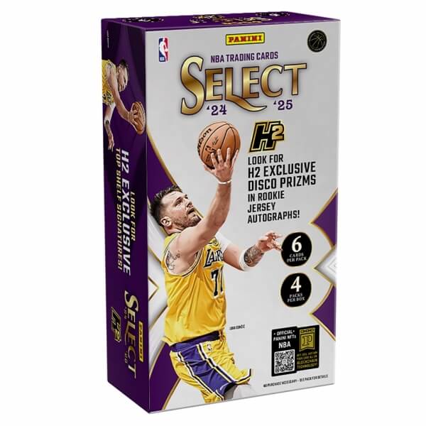 2024-2025 NBA Cards Panini Select Basketball Hybrid H2 Box