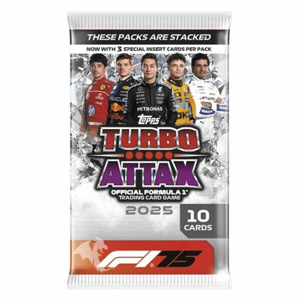 2025 Topps Turbo Attax F1 Formula 1 Pack