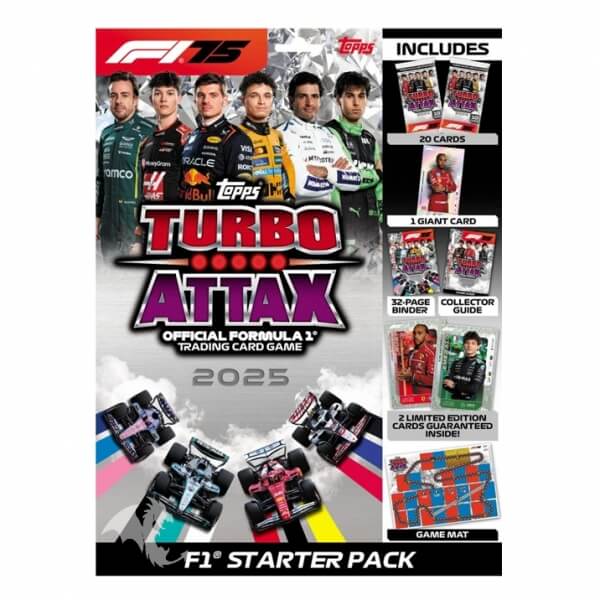 2025 Topps Turbo Attax F1 Formula 1 Starter Pack