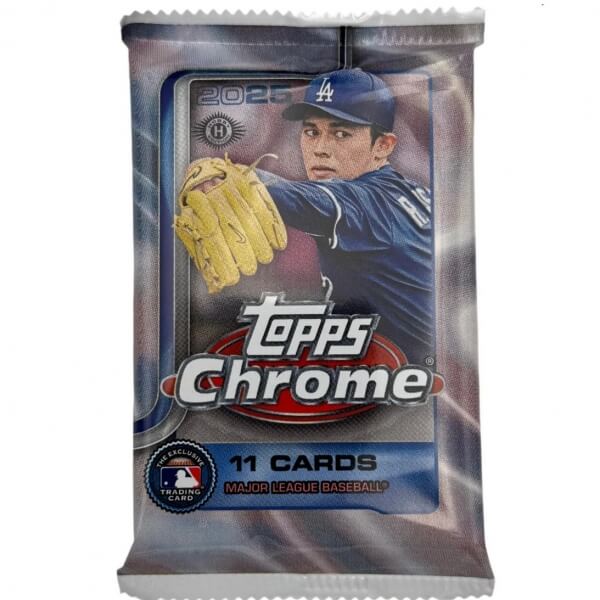 2025 Topps Chrome Baseball Hobby Jumbo Pack