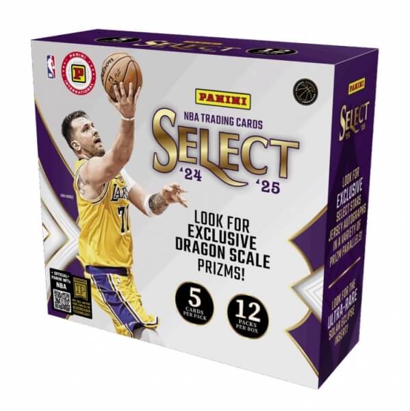 2024-2025 NBA Cards Panini Select Basketball Hobby Box International