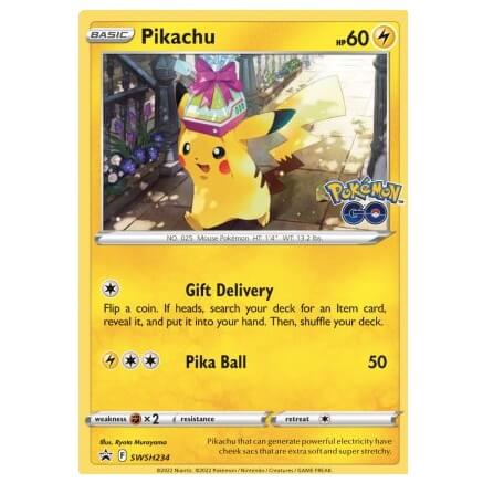 Pokémon Go card Pikachu Promo