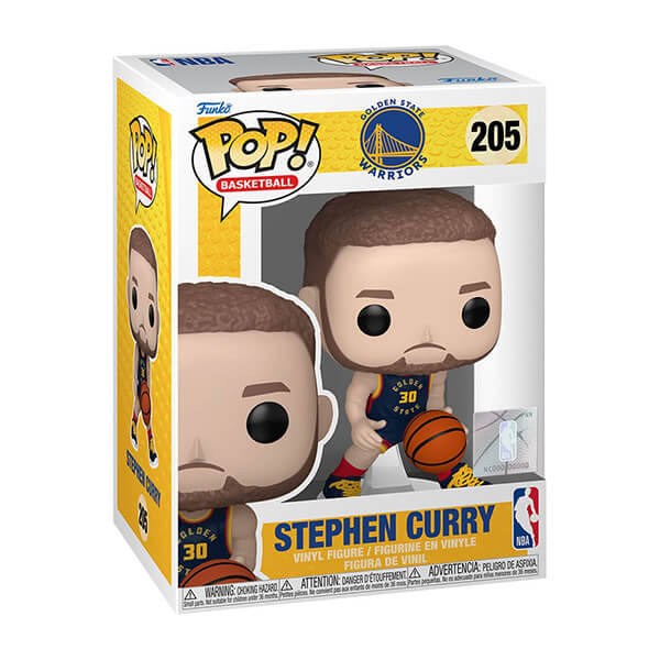 Basketball POP! figure NBA Warriors #205 - Stephen Curry