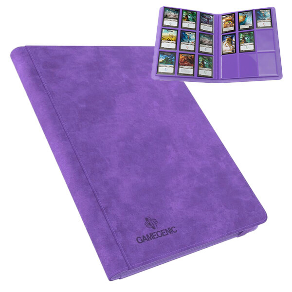 Gamegenic Prime 18-Pocket Purple Card Album