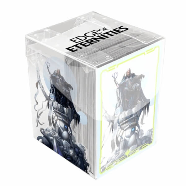 Edge of Eternities box and card covers - Tezzeret, Cruel Captain