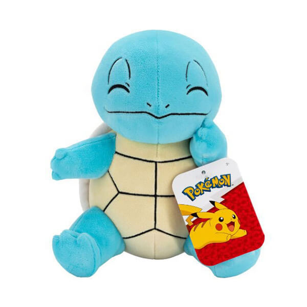 Pokémon plush Squirtle with closed eyes - 20 cm