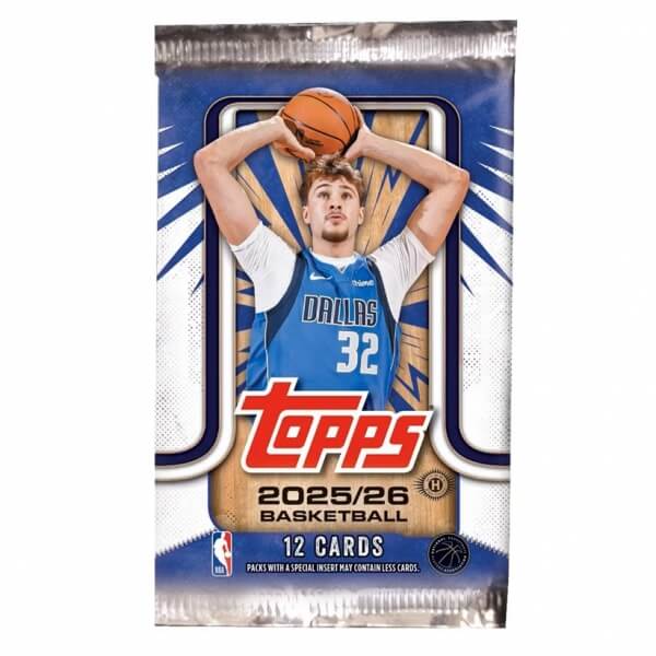2025-2026 NBA Cards Topps Basketball Hobby Pack