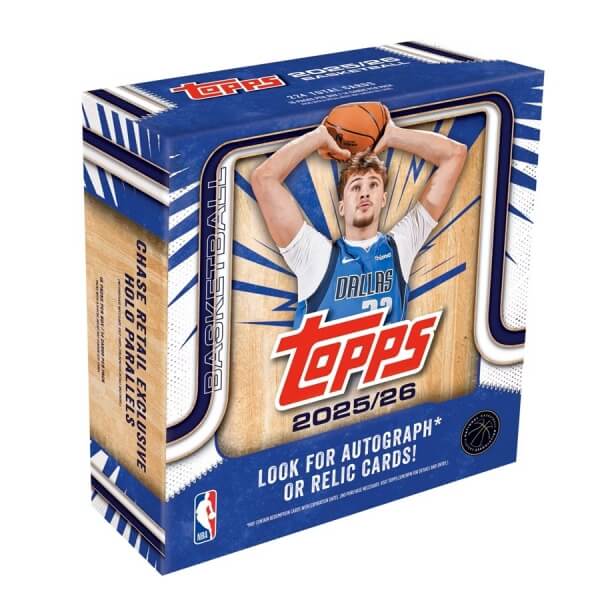 2025-2026 NBA Cards Topps Basketball Mega Box
