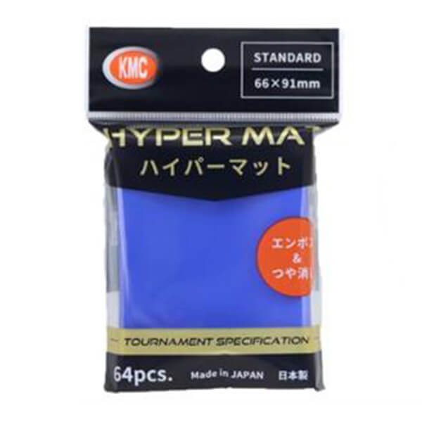 Card Covers KMC Standard Sleeves - Hyper Mat Aqua - 64 ks