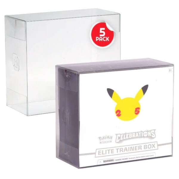 Protective PET box for Pokémon Elite Trainer Box - 5 pcs
