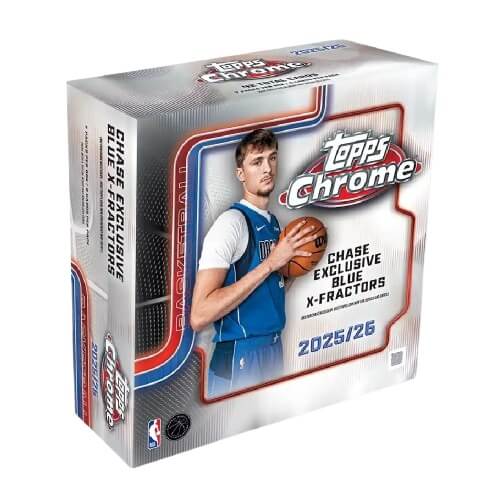 2025-2026 NBA Cards Topps Chrome Basketball Mega Box
