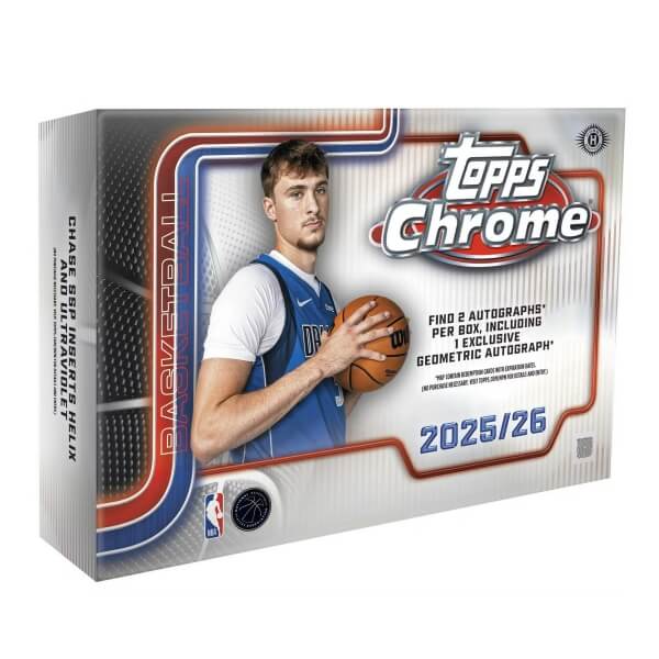 2025-2026 NBA Cards Topps Chrome Basketball Breaker Delight Box