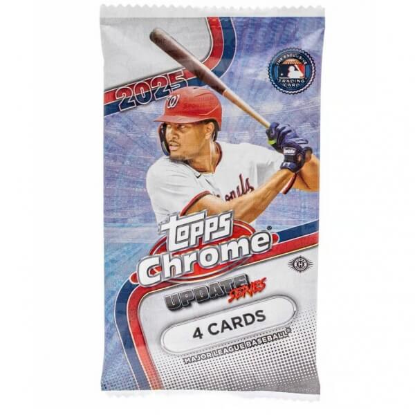 2025 Topps Chrome Update Series Baseball Hobby Pack