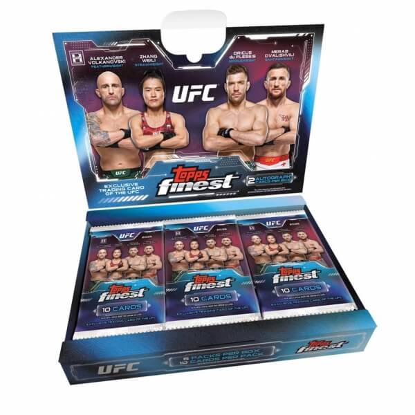 2025 Topps UFC Finest Hobby Box - MMA Collectible Cards