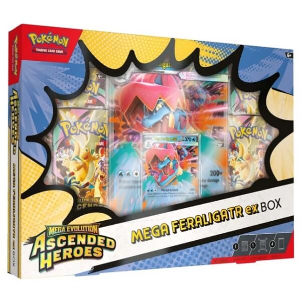 Pokémon Ascended Heroes Mega Feraligatr EX Box - 2nd quality