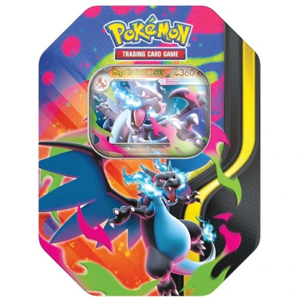 Pokémon Tin Spring ex Tin Mega Charizard X ex