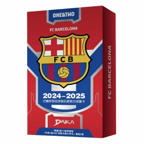 2025-26 Daka FC Barcelona One & Two Hobby Box - soccer cards