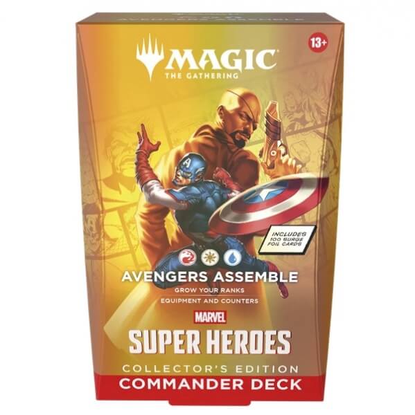 Magic The Gathering Marvel Super Heroes Commander Deck Collector's Edition - Avengers Assemble