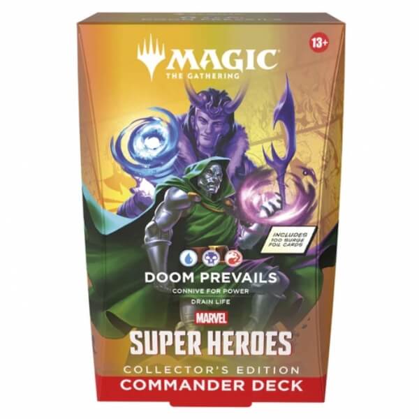 Magic The Gathering Marvel Super Heroes Commander Deck Collector's Edition - Doom Prevails