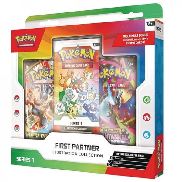 Pokémon First Partner Illustration Collection - Series 1