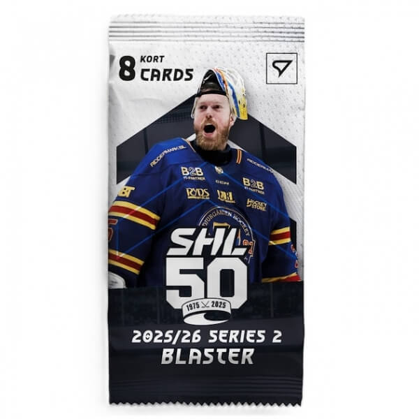 2025-2026 Svenska hockeyligan SHL 2. series Blaster pack - hockey cards