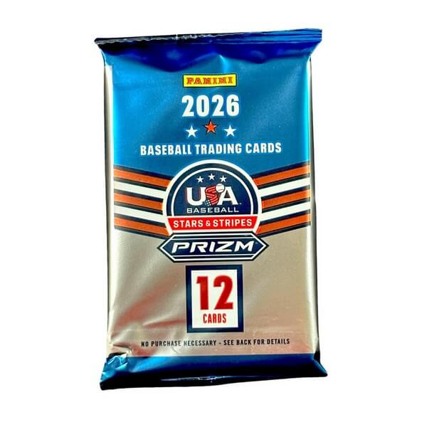2026 Panini Prizm USA Stars and Stripes Baseball Hobby Pack