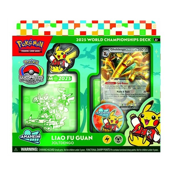 Pokémon TCG World Championship Deck 2025 Liao Fu Guan - Joltdengo